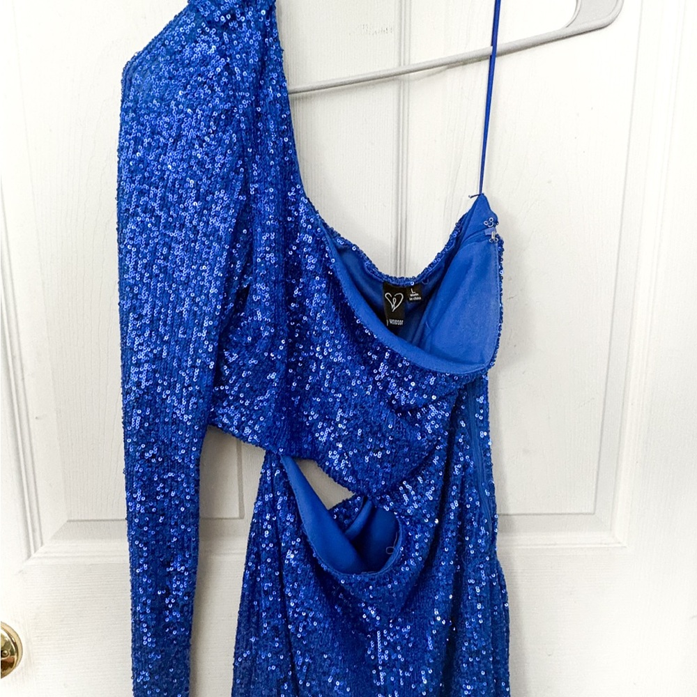 Windsor Royal Blue Sequin Dress